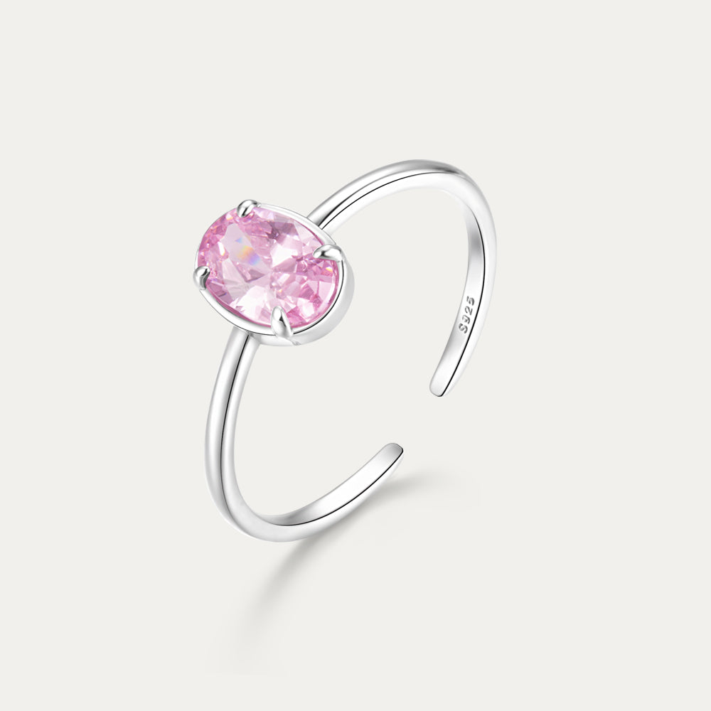 Horae colorful zircon personalized fashion open ring