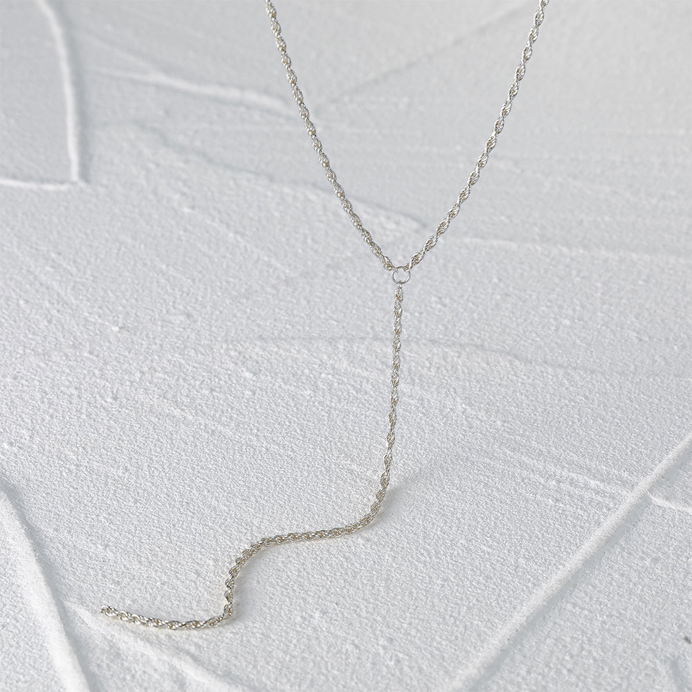 Horae Summer Classic Sterling Silver Y Necklace