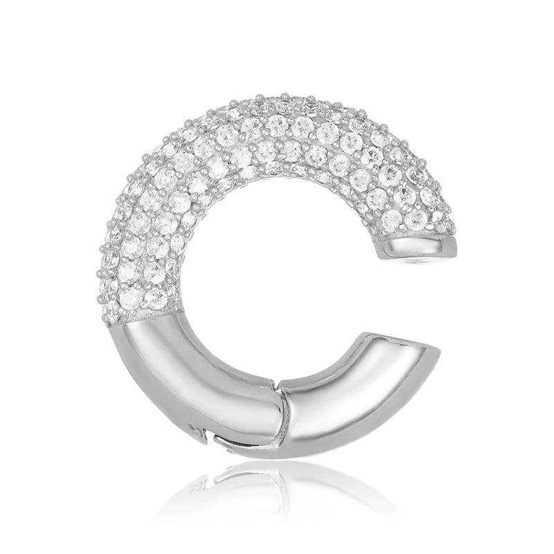 Horae Classic C-shaped Luxurious Zircon Ear Cuff