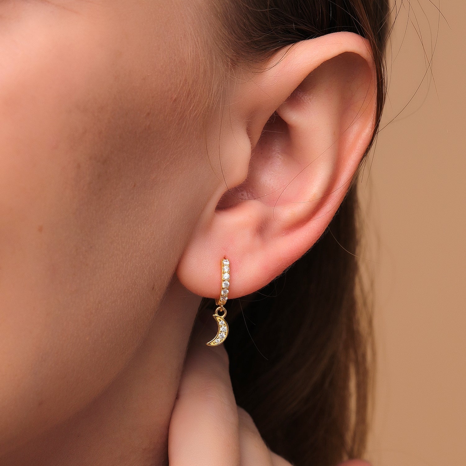 Horae Moon Star Earring Combination Series