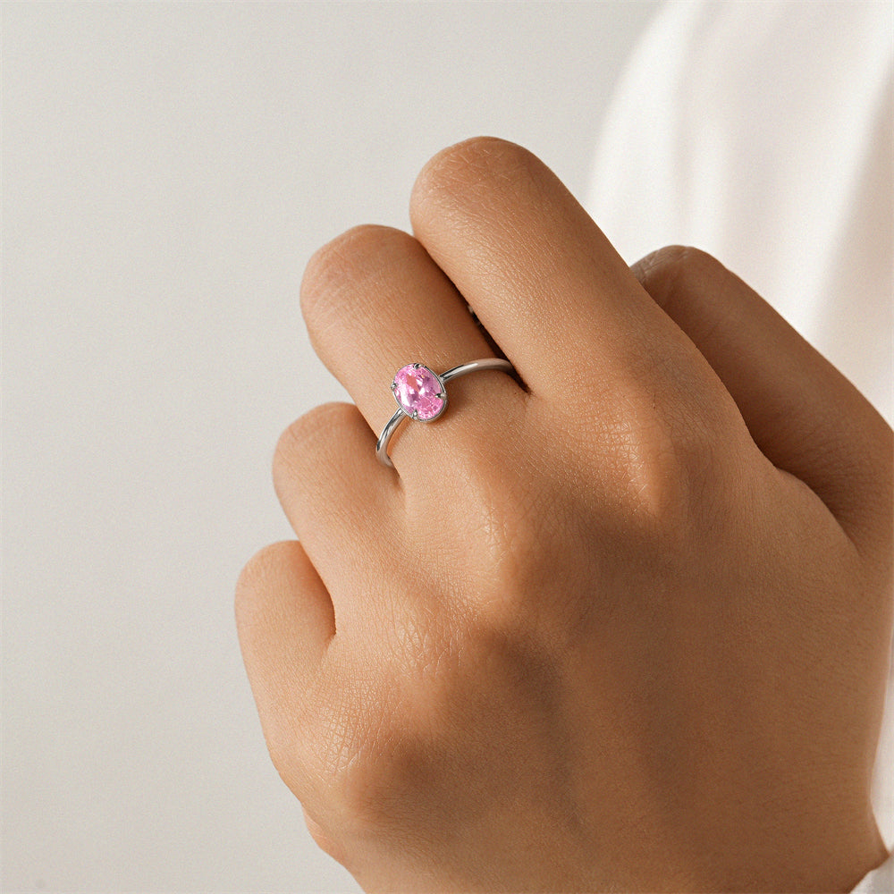 Horae colorful zircon personalized fashion open ring