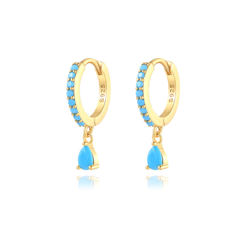 Horae Fashionable Minimalist Turquoise 3 Piece Set