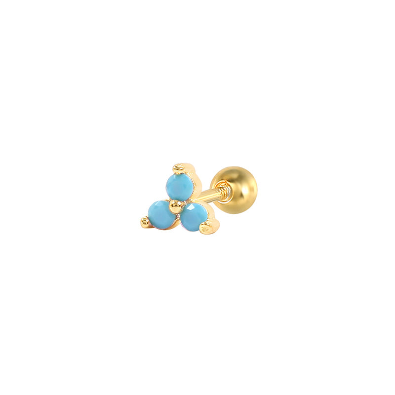 Horae Celestial Dreams Turquoise & Zircon Earring Ensemble