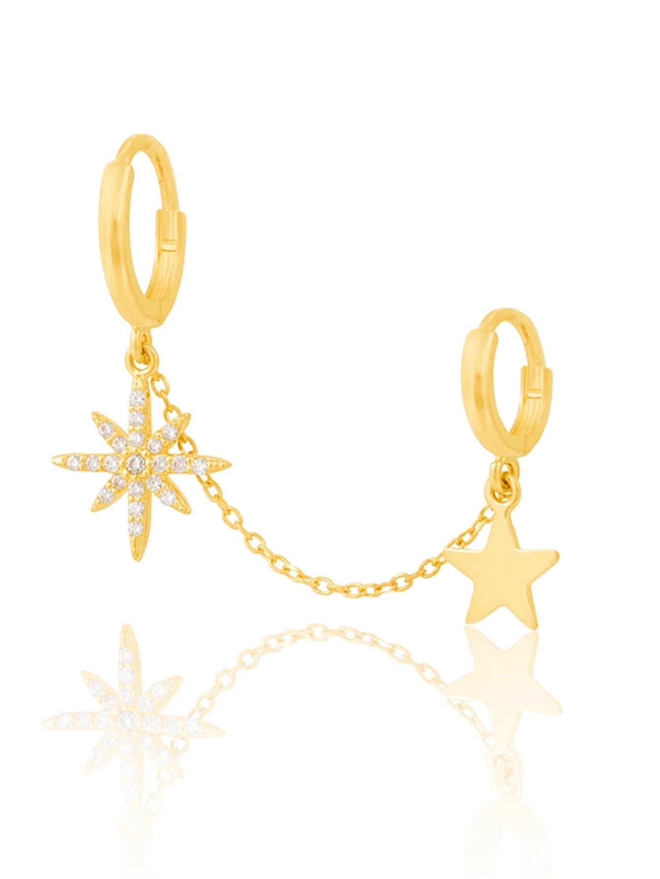 Horae Sun Star Earring Combination Series