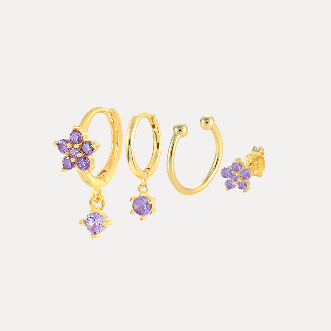 Horae Zircon Flower 7 Piece Collection