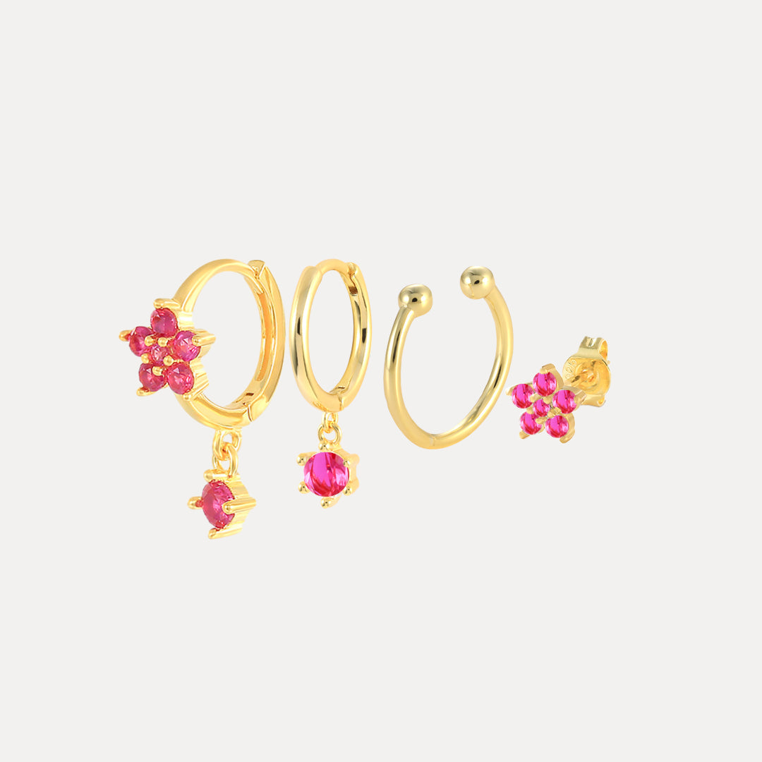 Horae Zircon Flower 7 Piece Collection