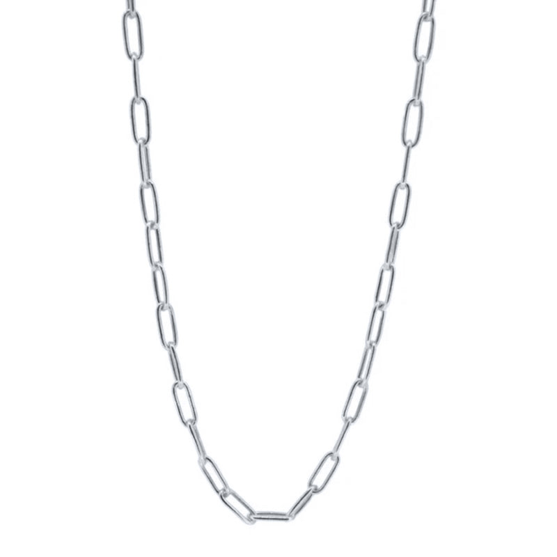 Horae Solid Paperclip Necklace