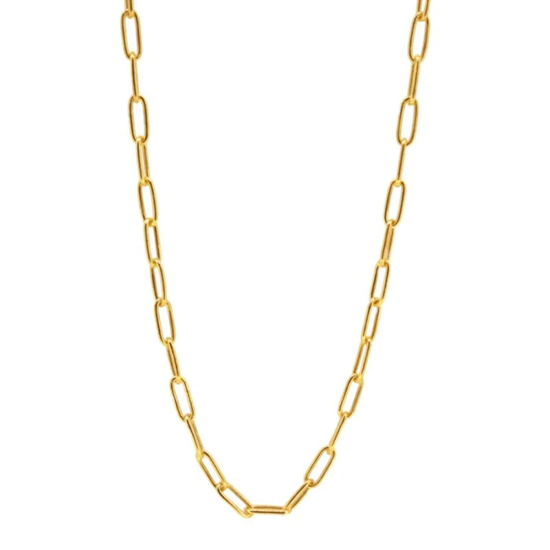 Horae Solid Paperclip Necklace