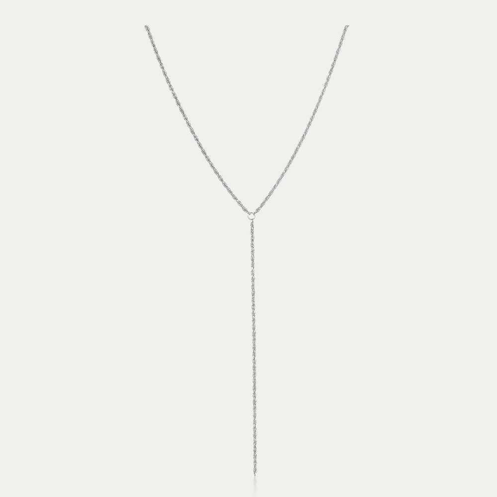 Horae Summer Classic Sterling Silver Y Necklace