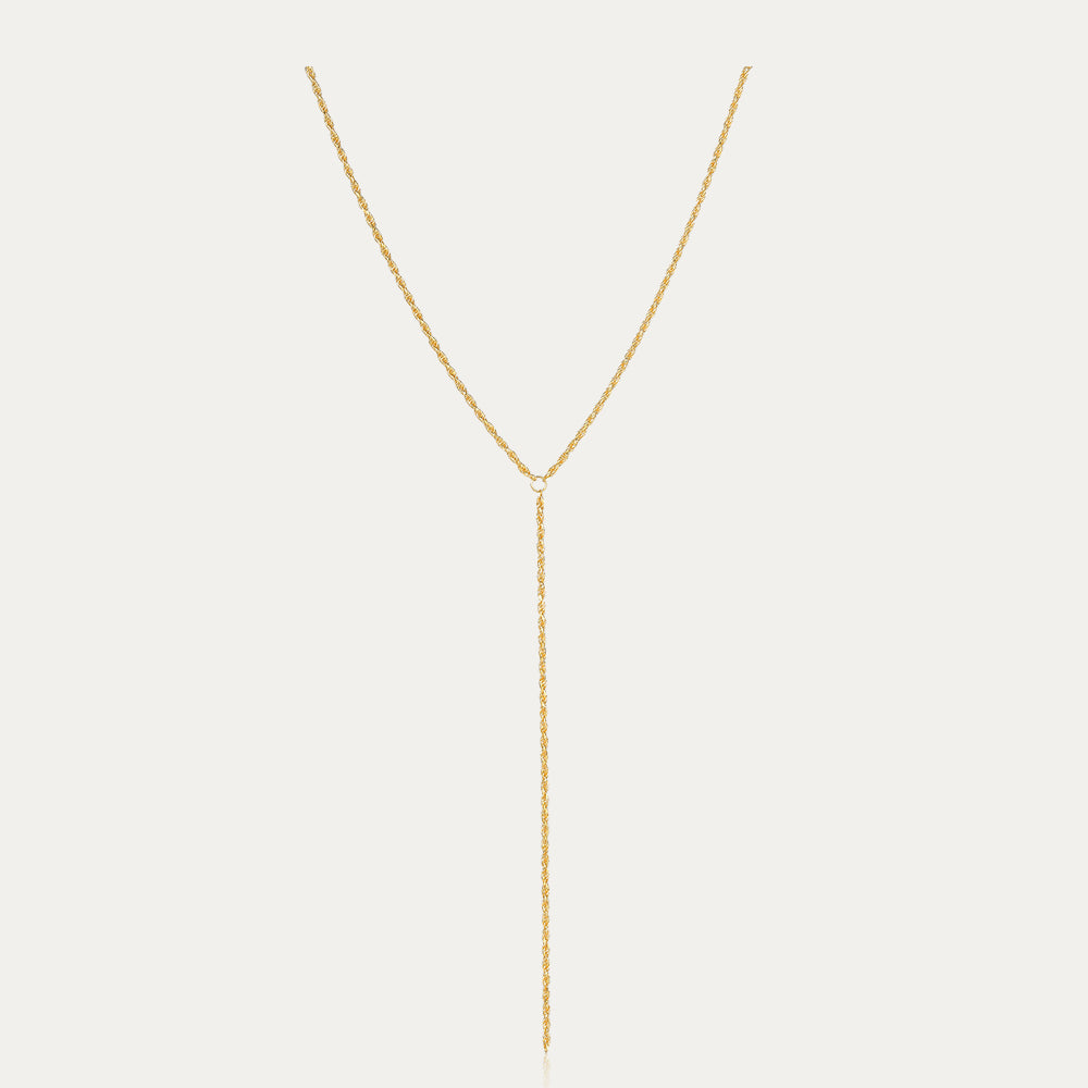 Horae Summer Classic Sterling Silver Y Necklace