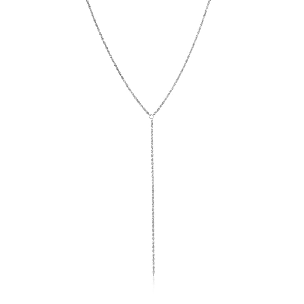 Horae Summer Classic Sterling Silver Y Necklace