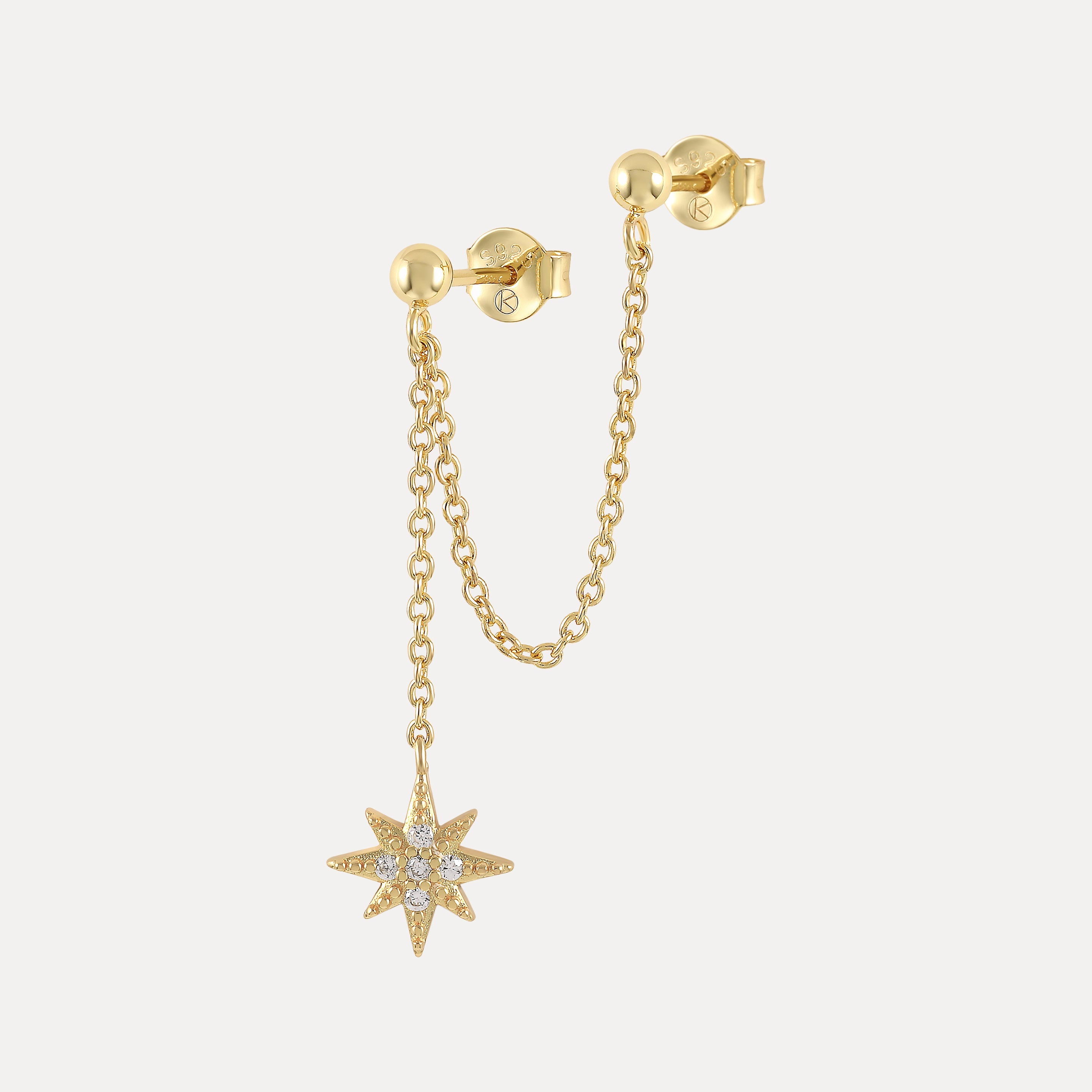 Horae Sunflower Star Earring Combination Series