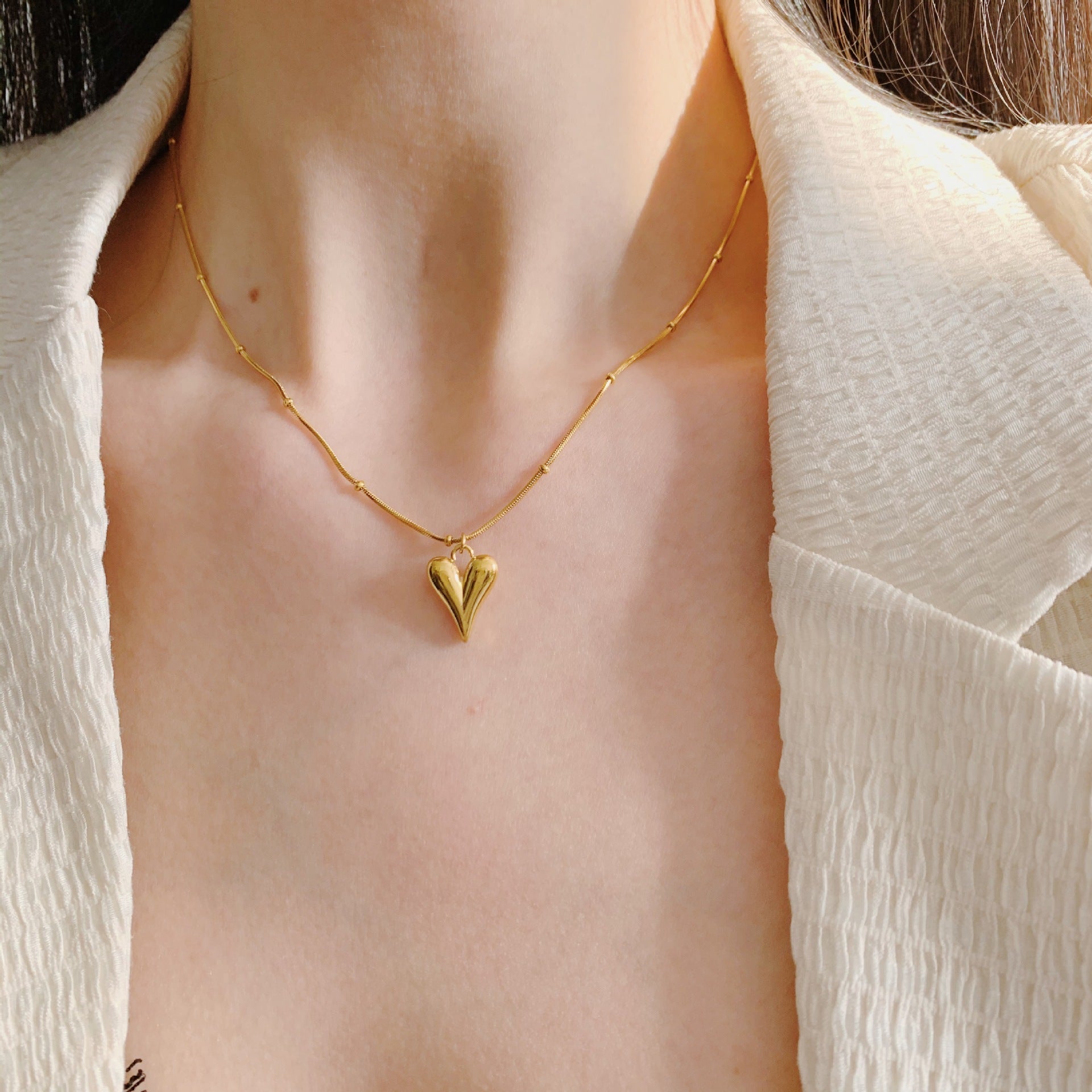 Horae Love Simple Clavicle Chain