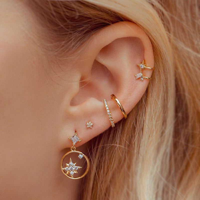 Horae Golden Glamour Ear Cuff Collection