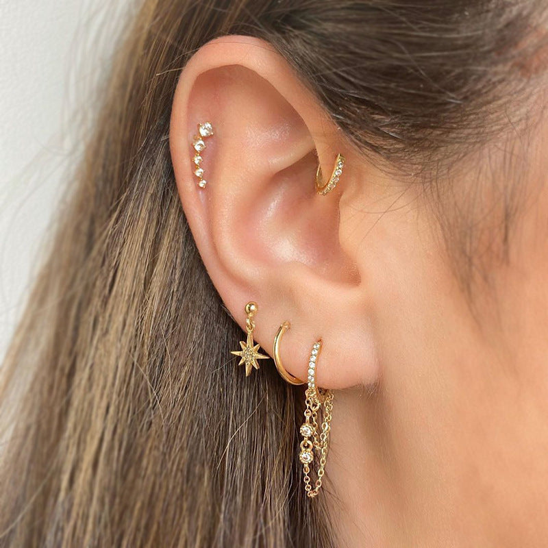 Horae Golden Glamour Ear Cuff Collection